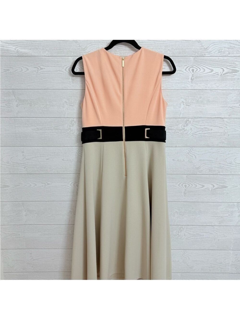 Calvin Klein Women’s Tri-Color Sleeveless Dress. Size 4 - Picture 2 of 9